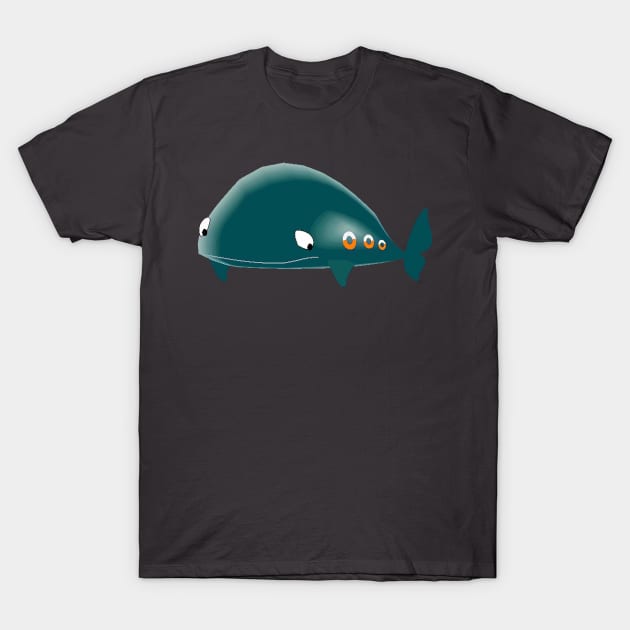 Sad Whale T-Shirt by 90s Vintage Clothes